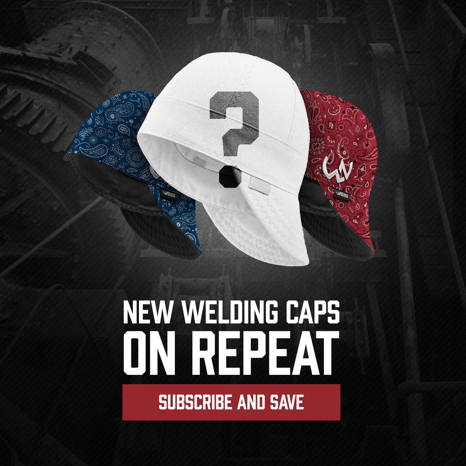 New Welding Caps On Repeat Subscribe and Save | Welder Nation