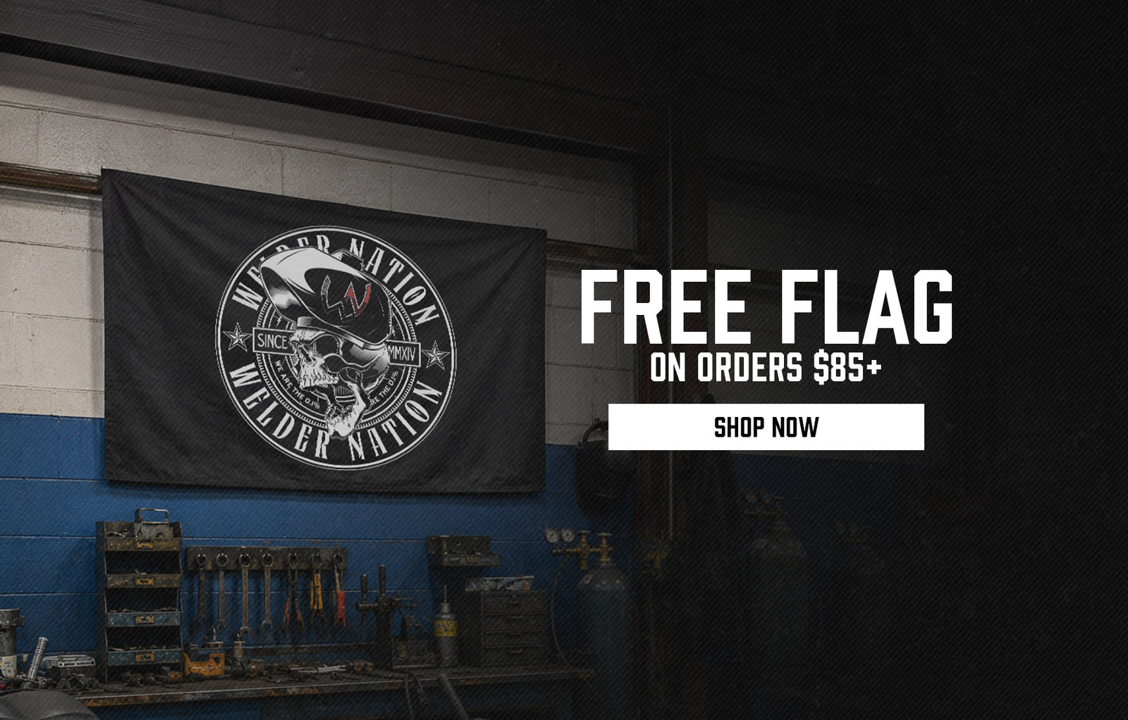 Free flag on orders $85+