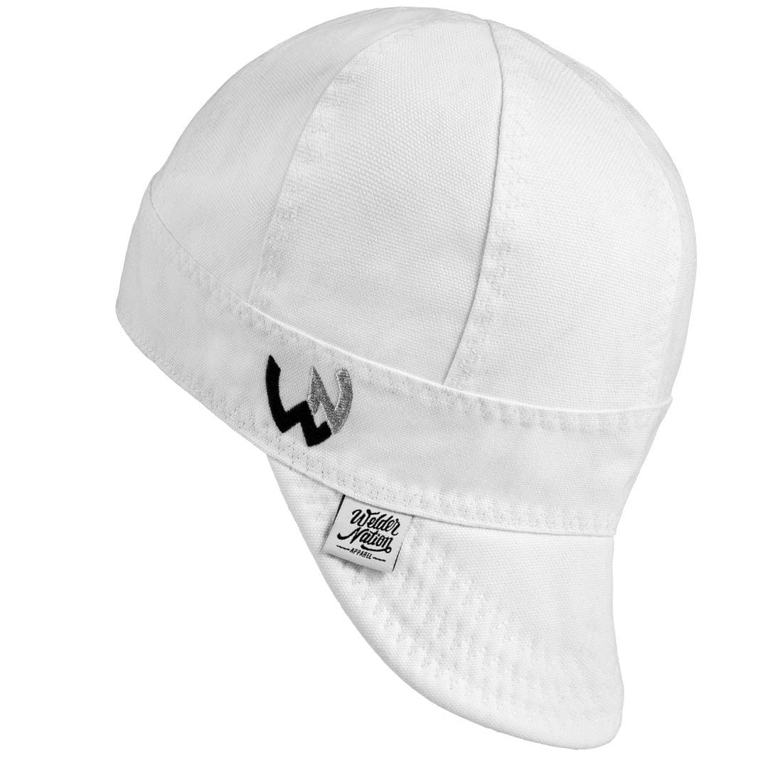 FR White Welding Cap - Knowx Cap's