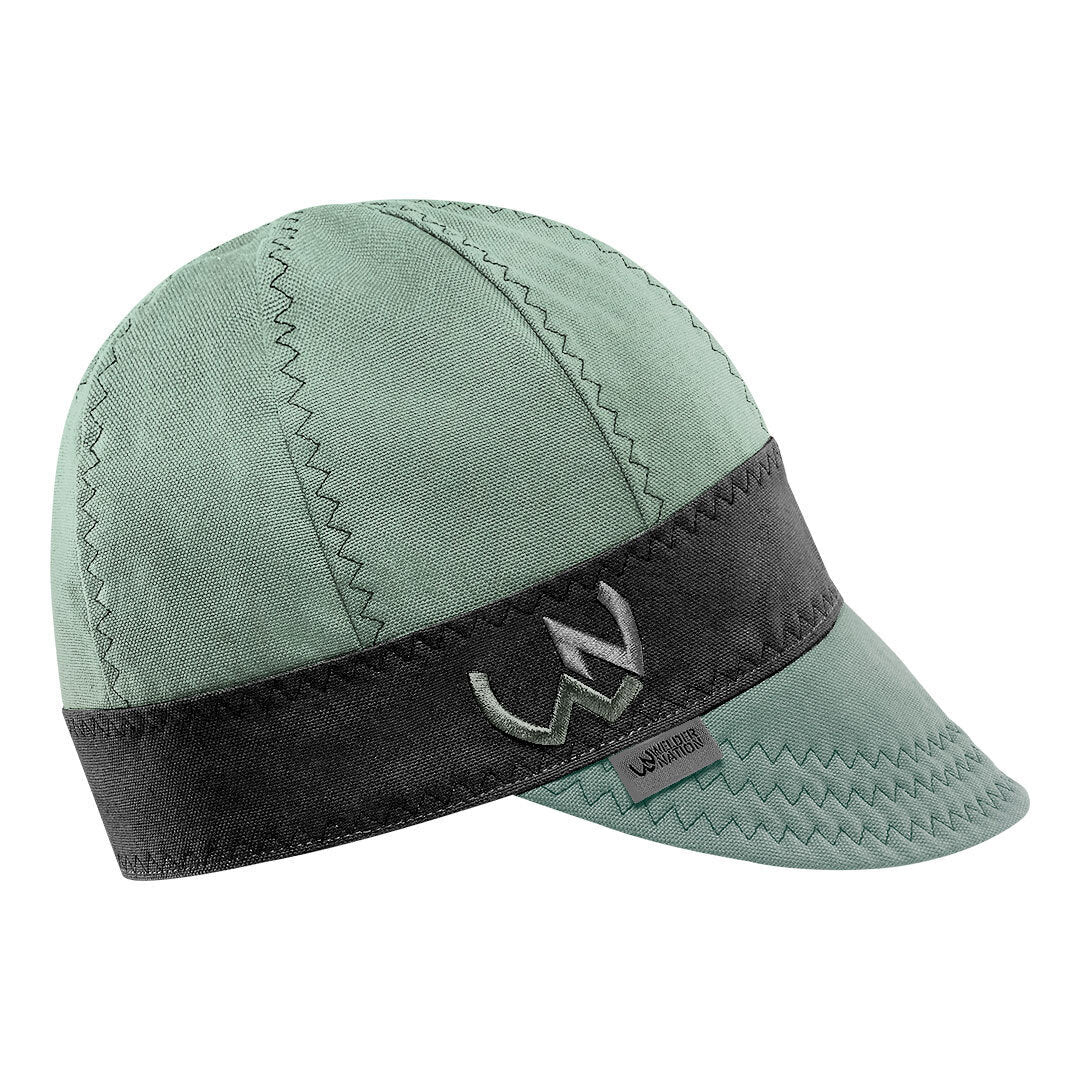 The Hustler Welding Cap in Gray Teal | Welder Nation 