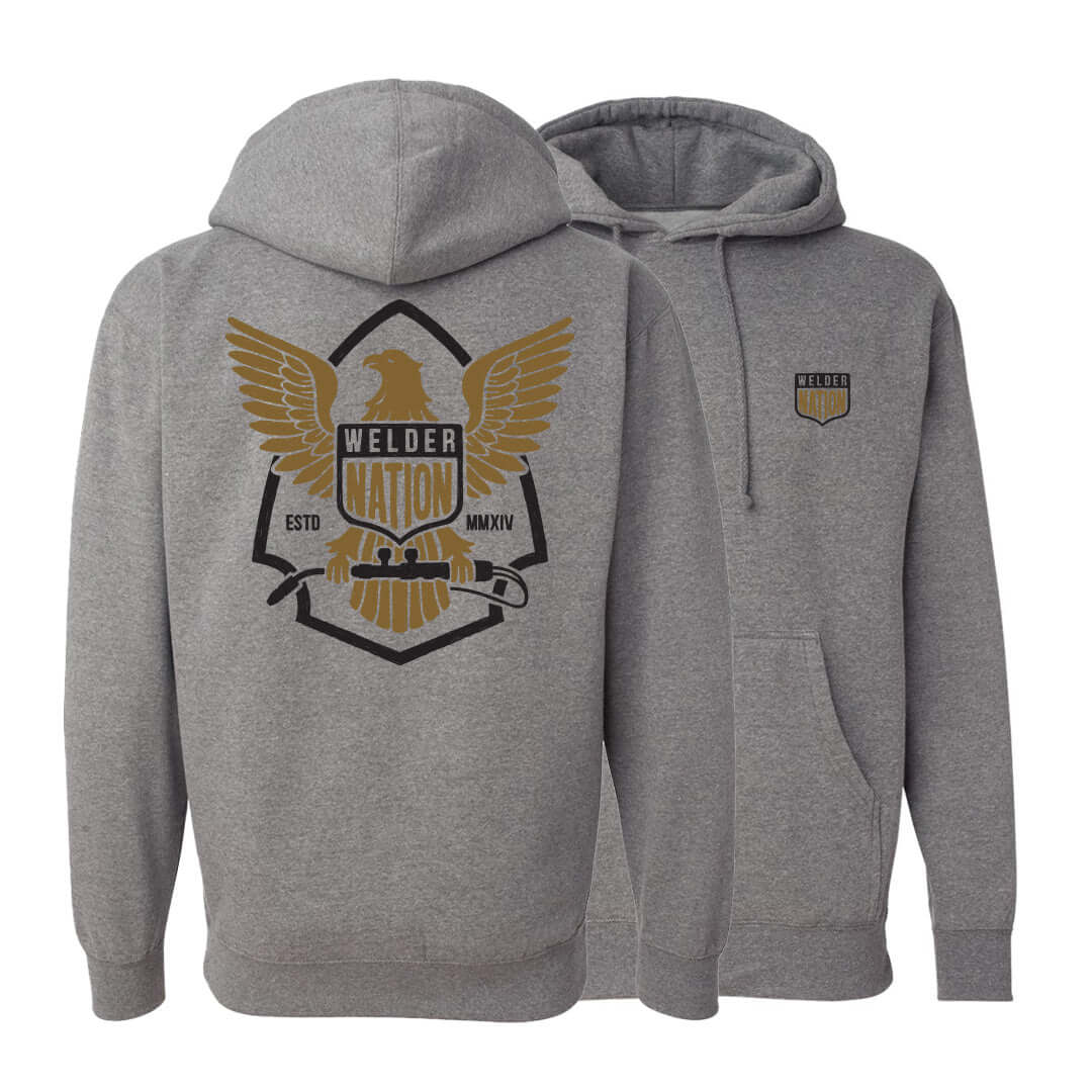 Brute Hoodie in Gray | Welder Nation