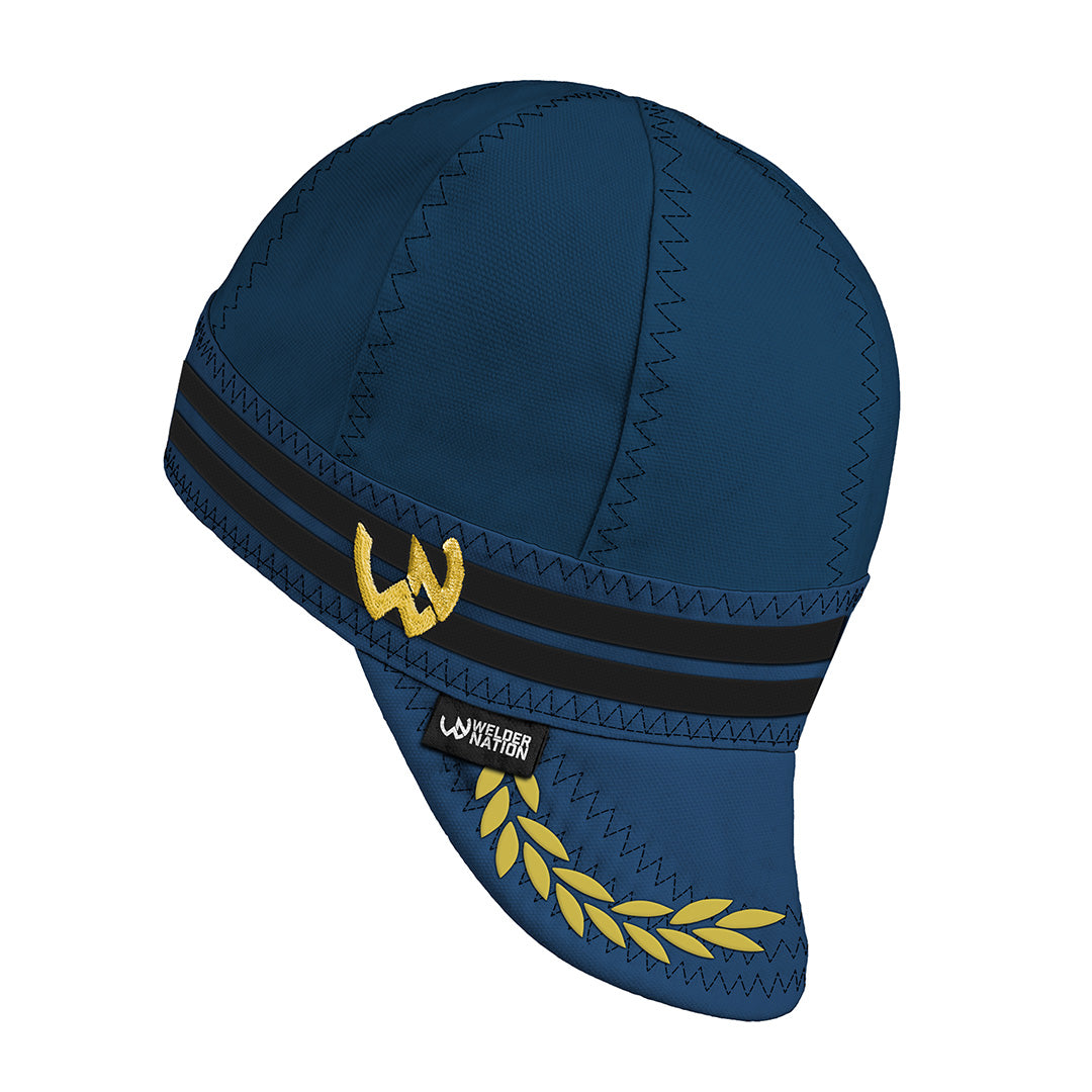 The Captain Welding Cap in Navy Charcoal