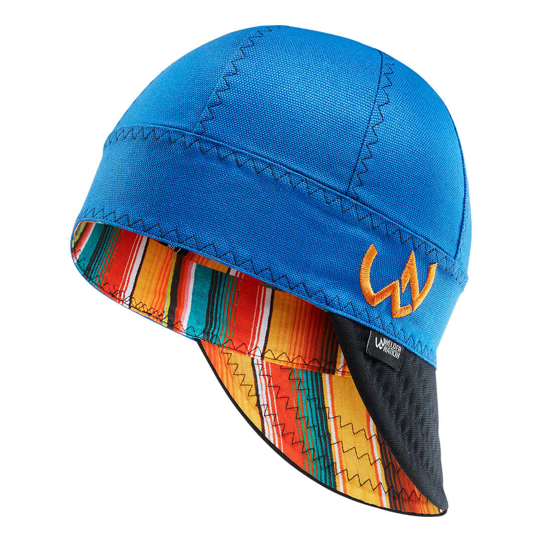 The Poncho Welding Cap in Blue | Welder Nation
