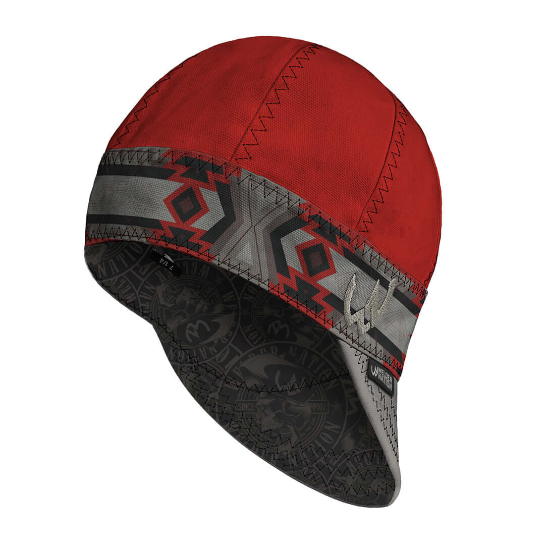 The Santo Welding Cap in Red | Welder Nation