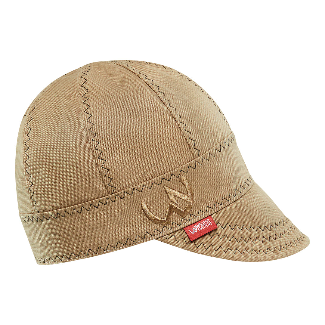 The Overall Welding Cap in Tan | Welder Nation