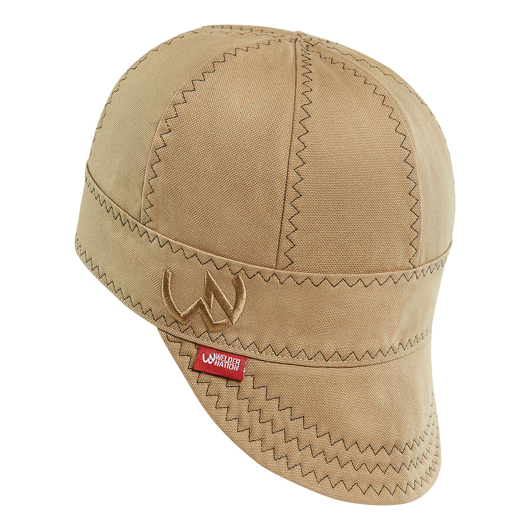 The Overall Welding Cap in Tan | Welder Nation