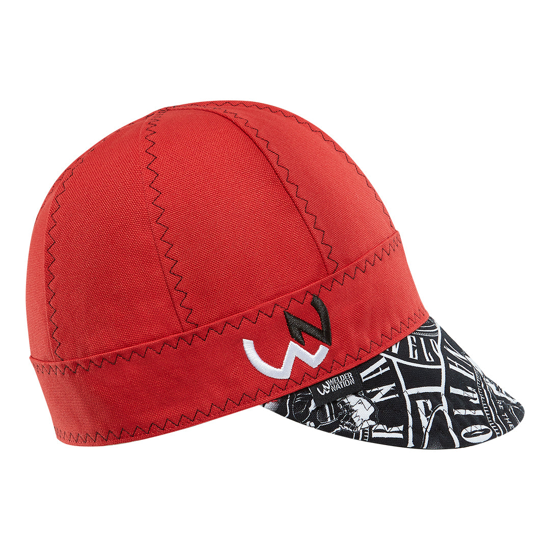The Pitch Welding Cap in Red and Black | Welder Nation