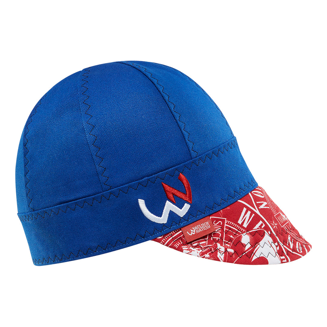 The Pitch Welding Cap in Red and Blue | Welder Nation
