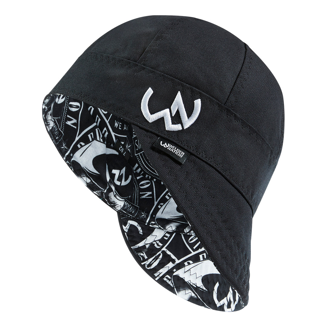 The Staple Welding Cap in Black | Welder Nation