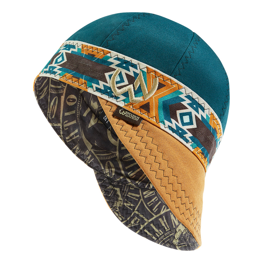 The Santo Welding Cap in Teal | Welder Nation