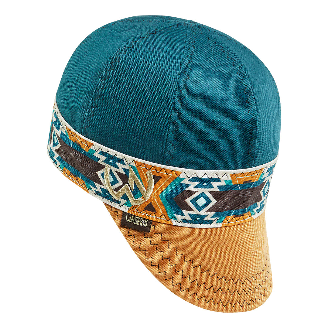The Santo Welding Cap in Teal | Welder Nation