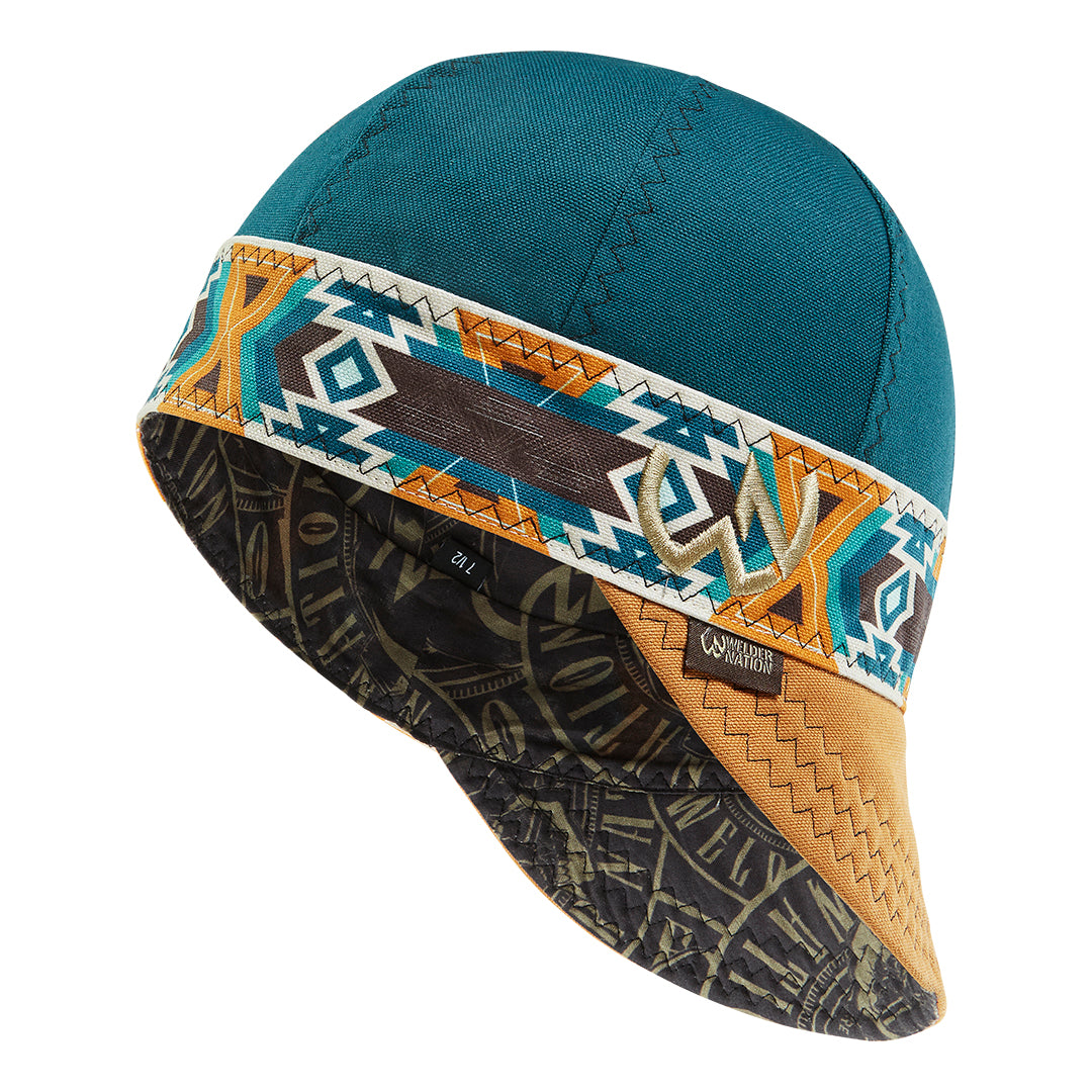 The Santo Welding Cap in Teal | Welder Nation