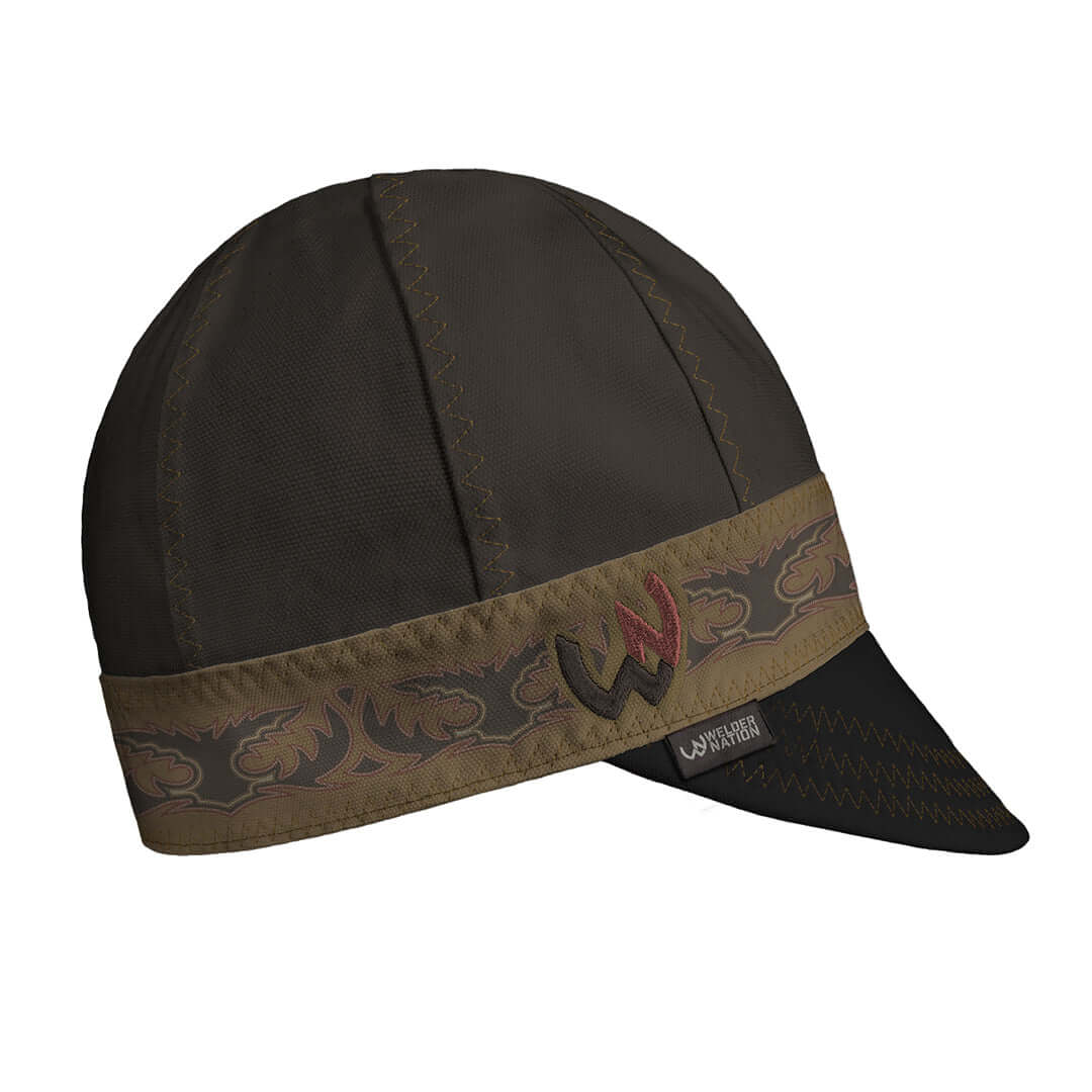 The Phoenix Welding Cap in Brown and Black | Welder Nation