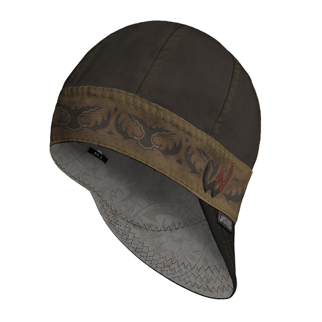 The Phoenix Welding Cap in Brown and Black | Welder Nation