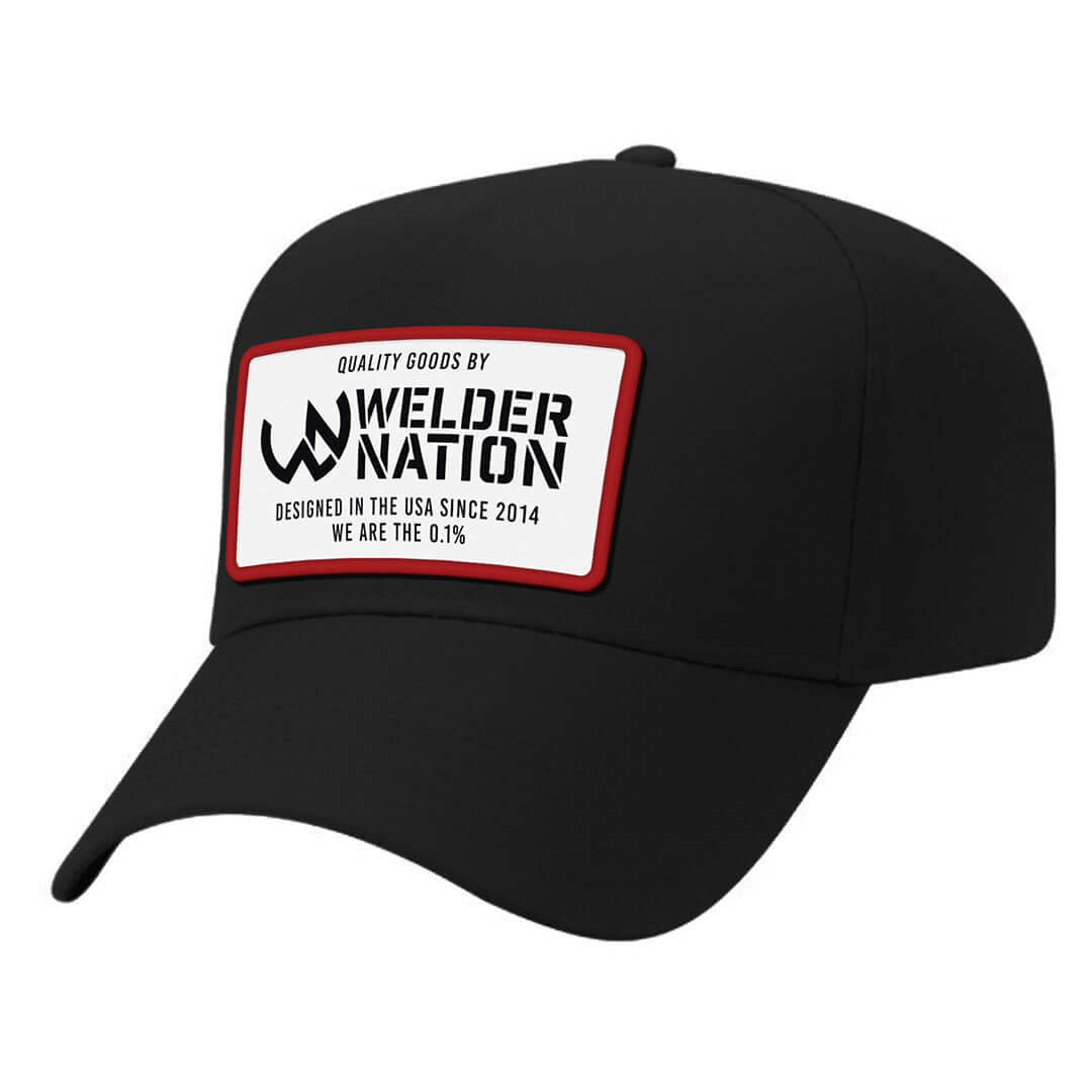 Quality Goods Patch Curved Brim in Black | Welder Nation