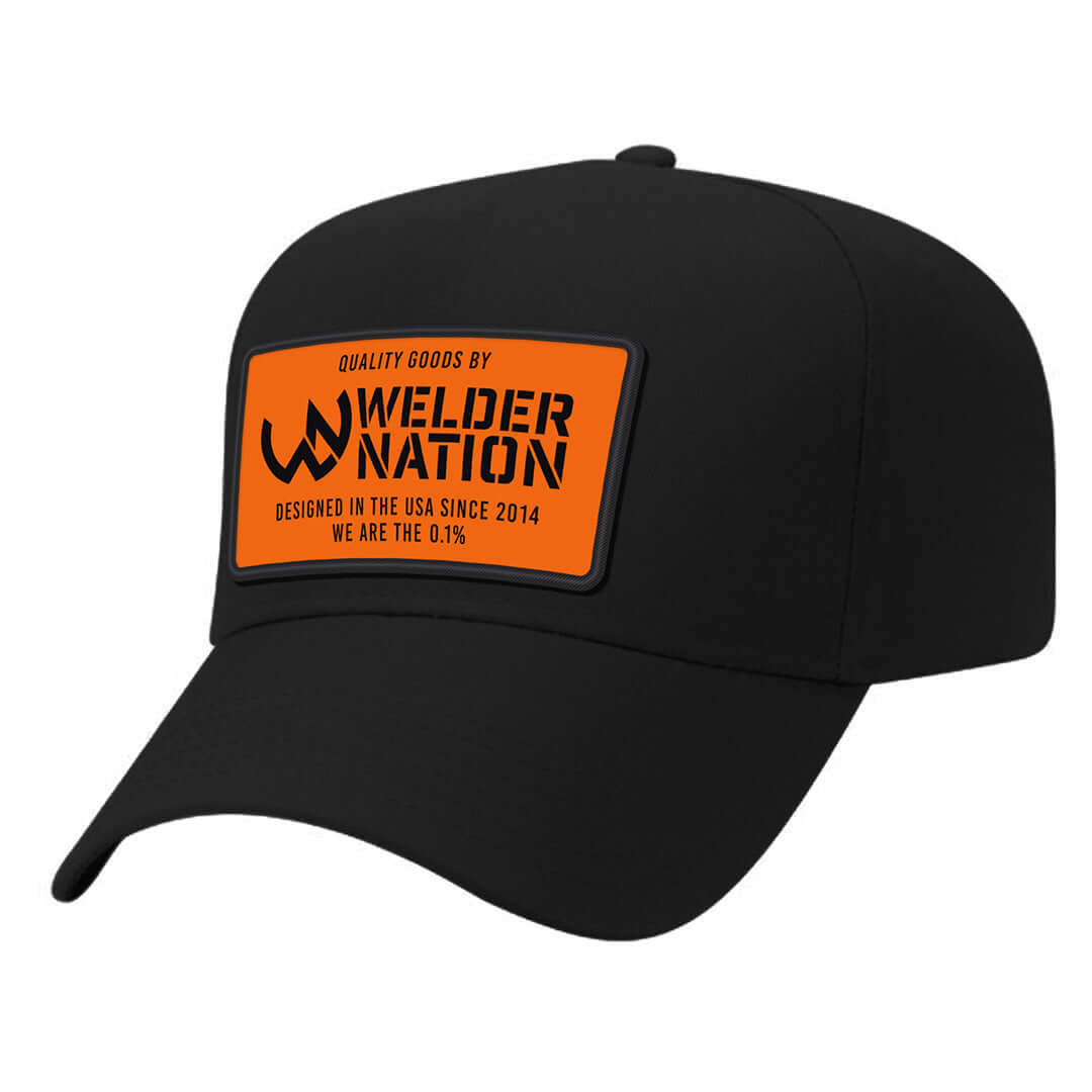 Quality Goods Patch Curved Brim in Black | Welder Nation