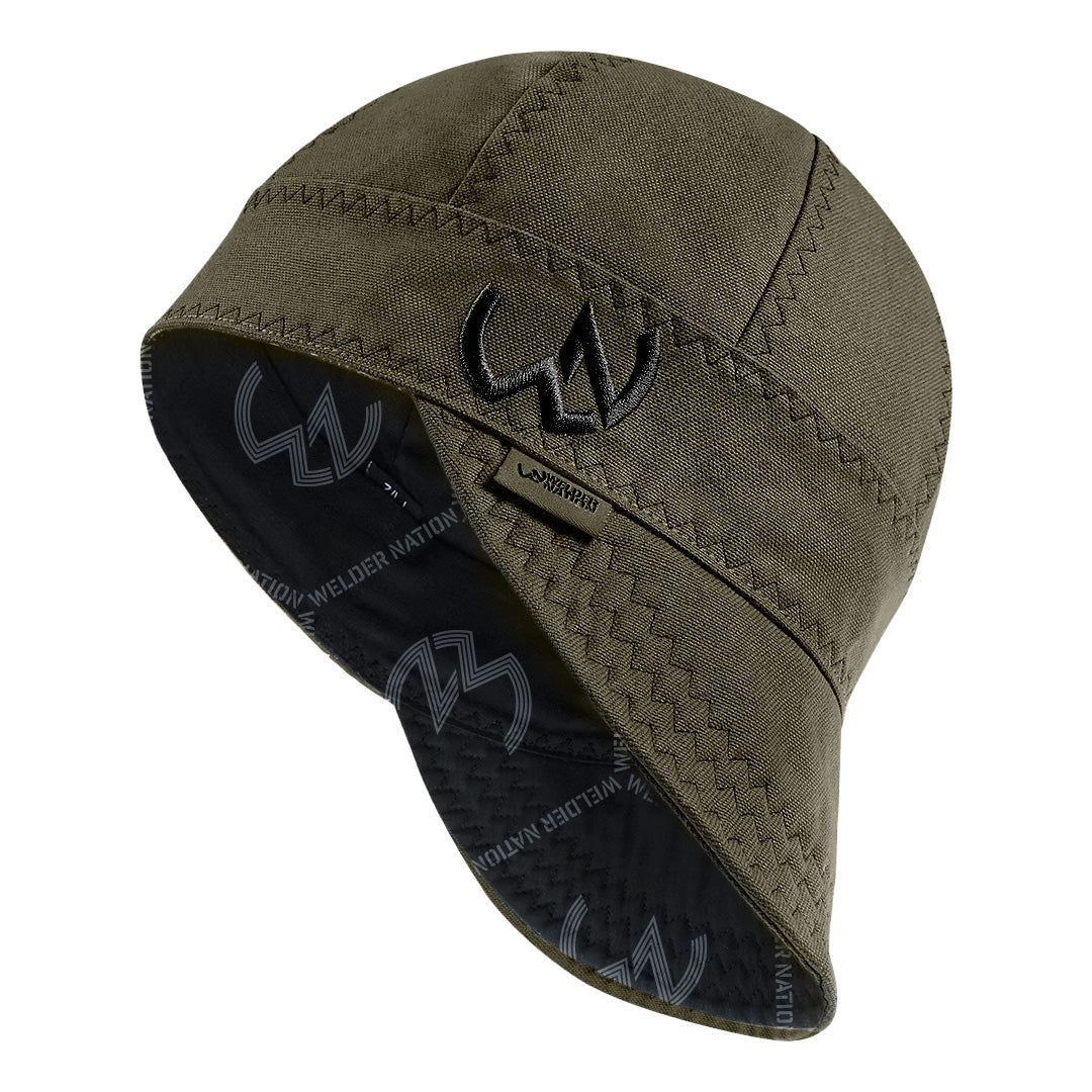 The O.G. Welding Cap in Military Green | Welder Nation