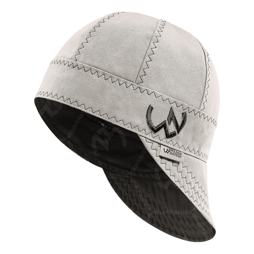 The O.G. Welding Cap in Cream Silver | Welder Nation