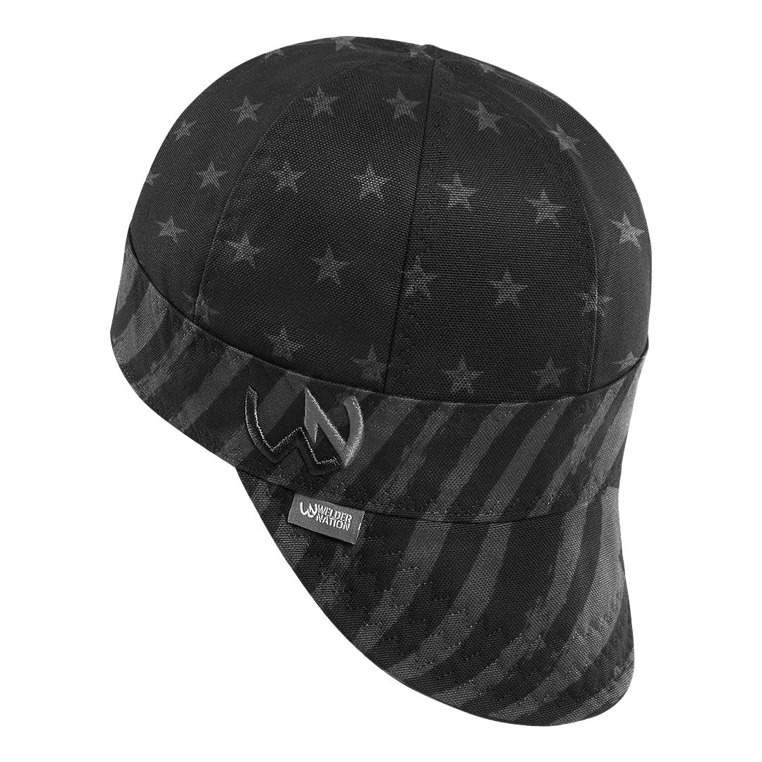 The Patriot Welding Cap in Gray and Black | Welder Nation