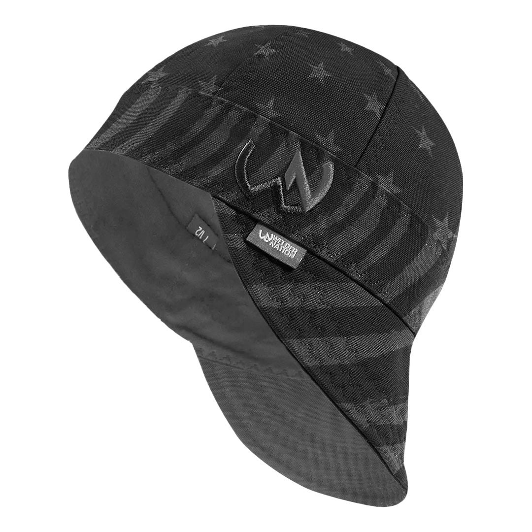 The Patriot Welding Cap in Gray and Black | Welder Nation