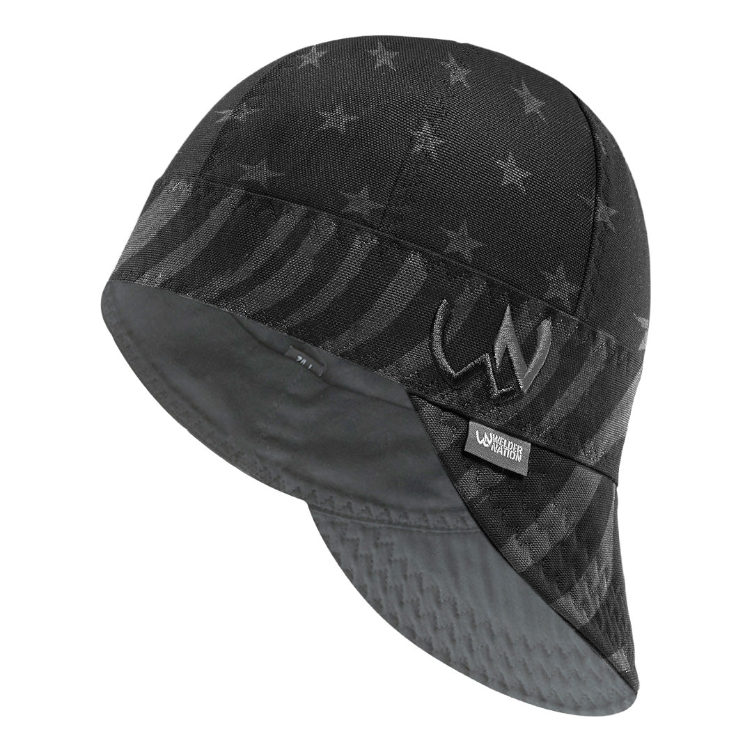 The Patriot Welding Cap in Gray and Black | Welder Nation