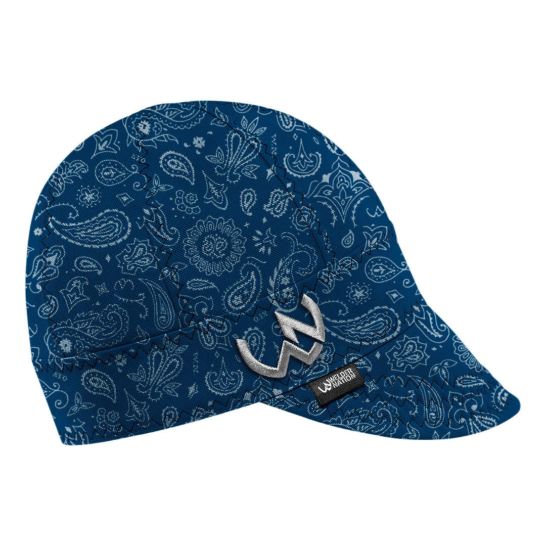 The Bandit Welding Cap in Blue | Welder Nation