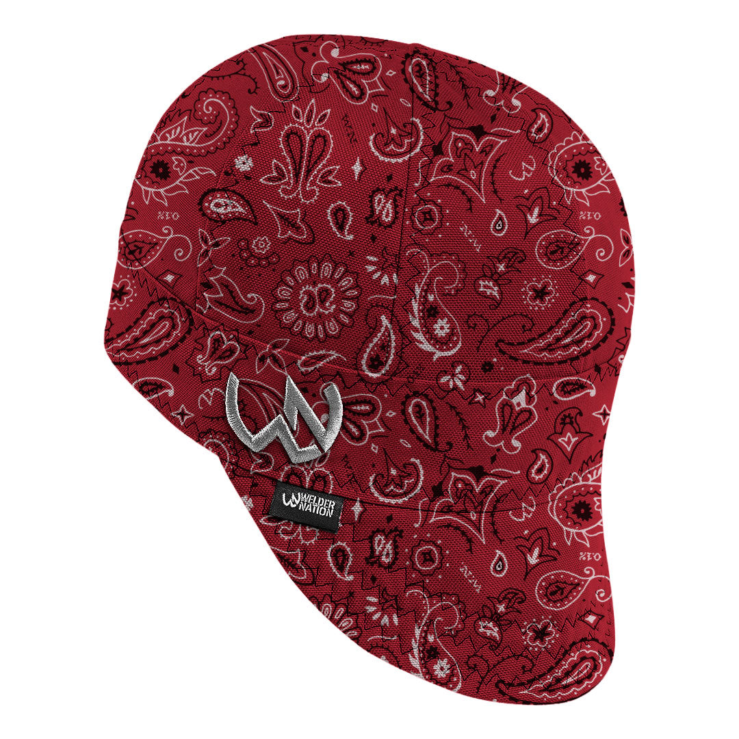 The Bandit Welding Cap in Red | Welder Nation