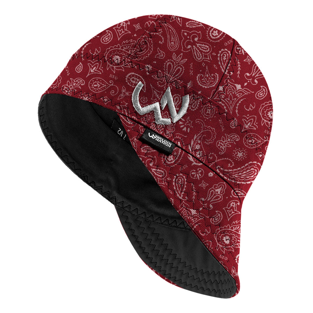 The Bandit Welding Cap in Red | Welder Nation