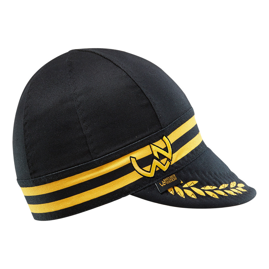 The Captain Welding Cap in Black and Yellow | Welder Nation
