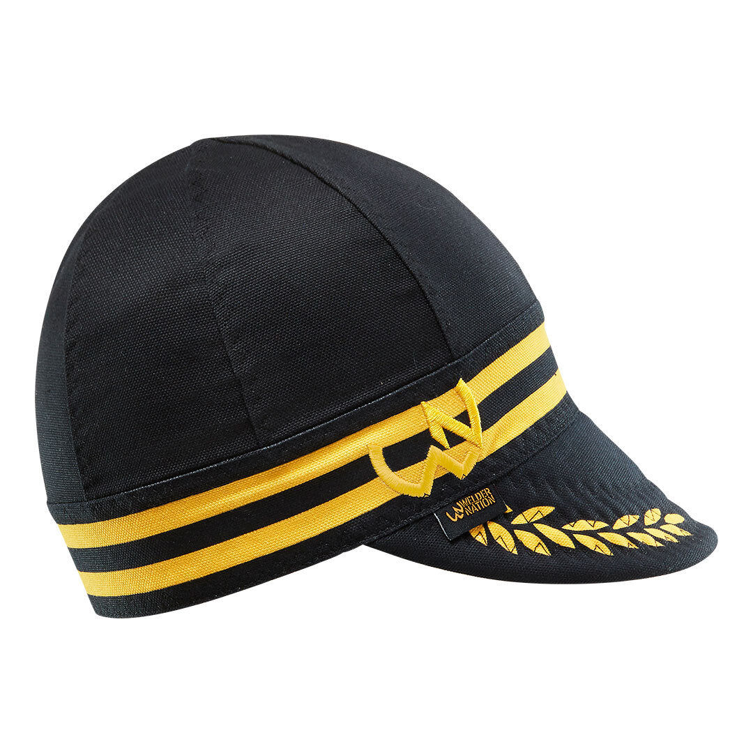 The Captain Welding Cap in Black and Yellow | Welder Nation