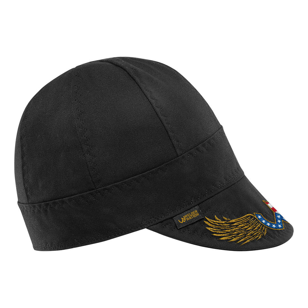 The Winger Welding Cap in Black | Welder Nation