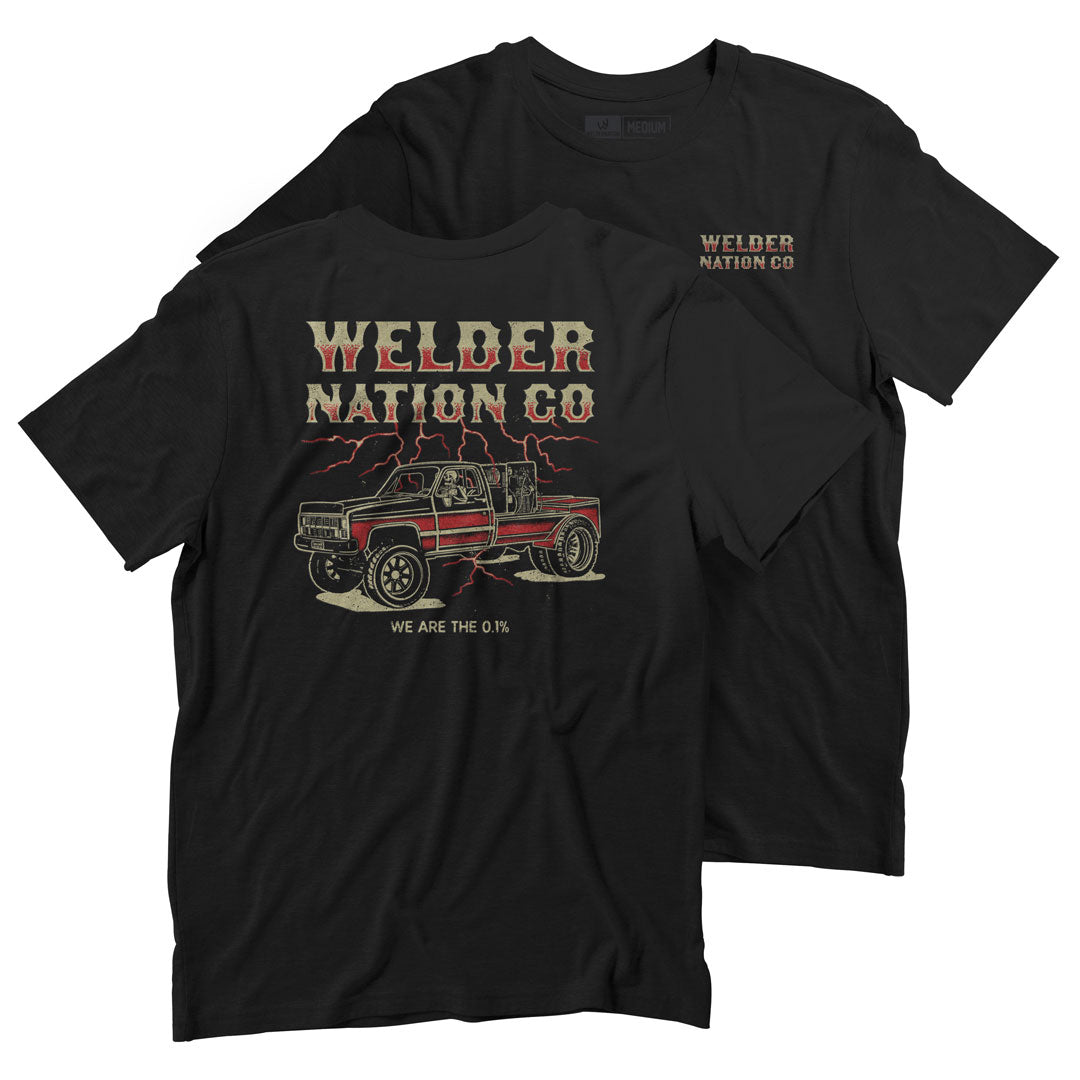 Rigged Tee Color: Black | Welder Nation