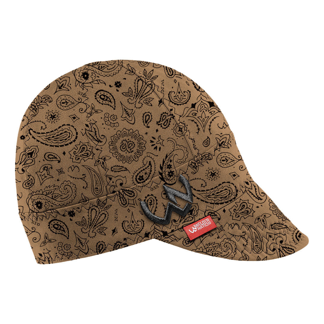 The Bandit Welding Cap in Brown | Welder Nation