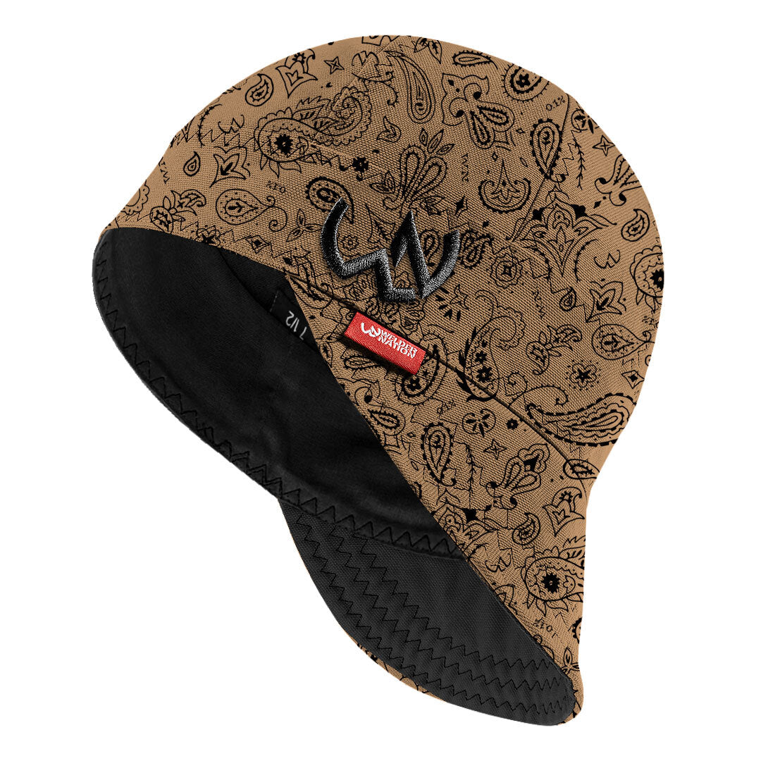 The Bandit Welding Cap in Brown | Welder Nation