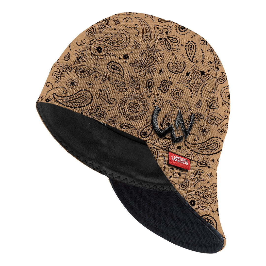 The Bandit Welding Cap in Brown | Welder Nation