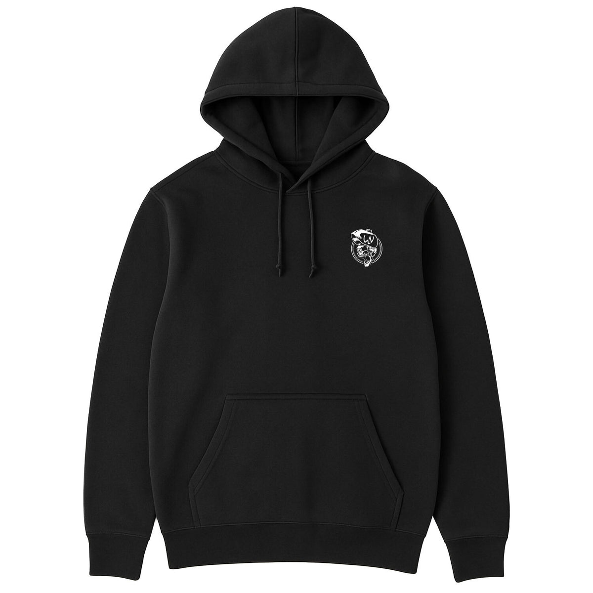 Raging 2.0 Hoodie Black Front | Welder Nation