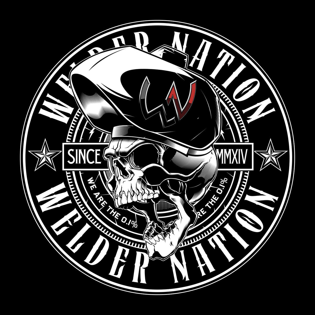 Raging 2.0 Hoodie Black Graphic | Welder Nation