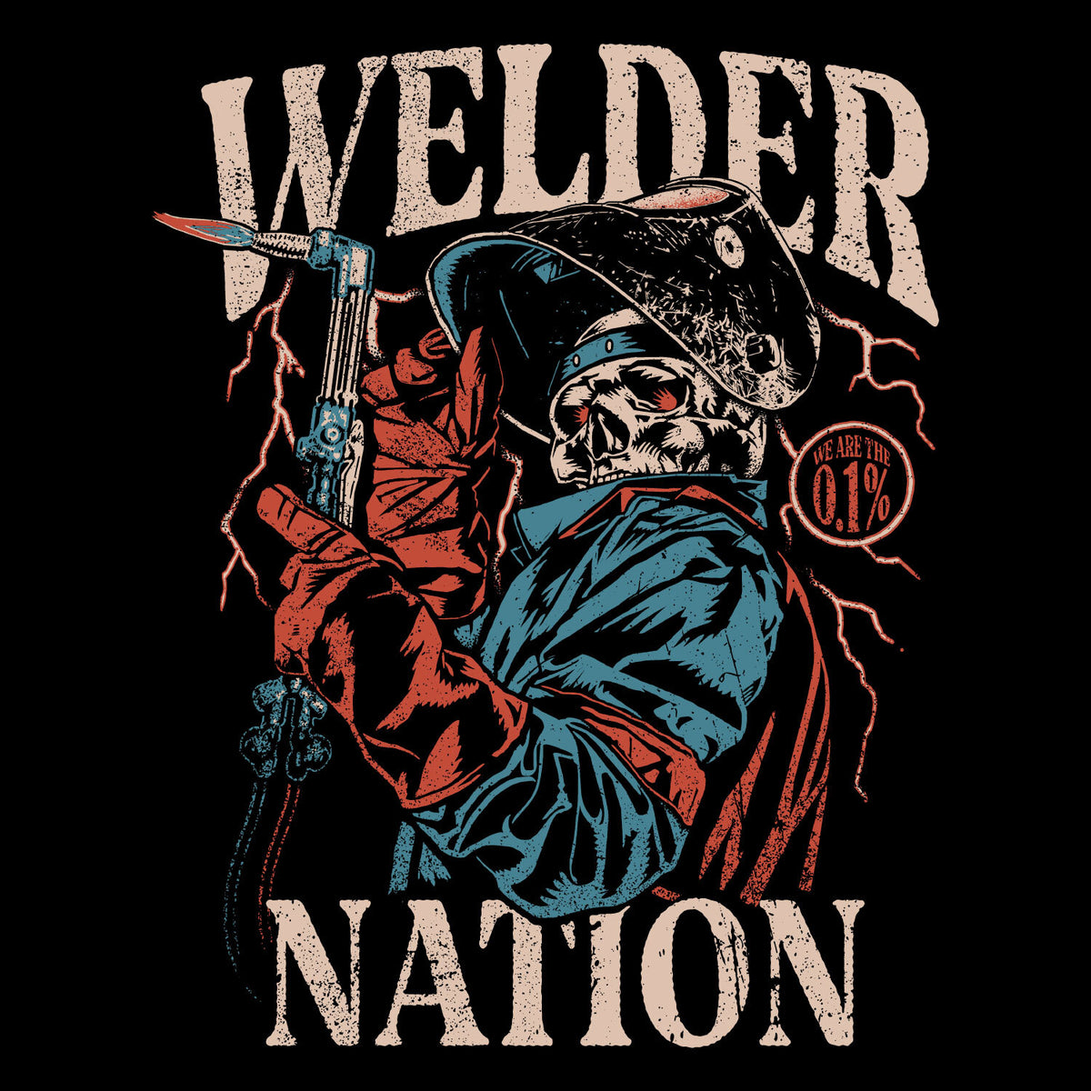 Heavy Lift Hoodie Black Graphic | Welder Nation