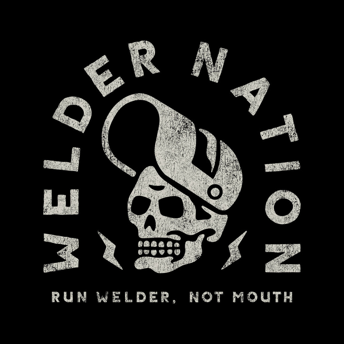 Welder Warning Tee Black Graphic | Welder Nation