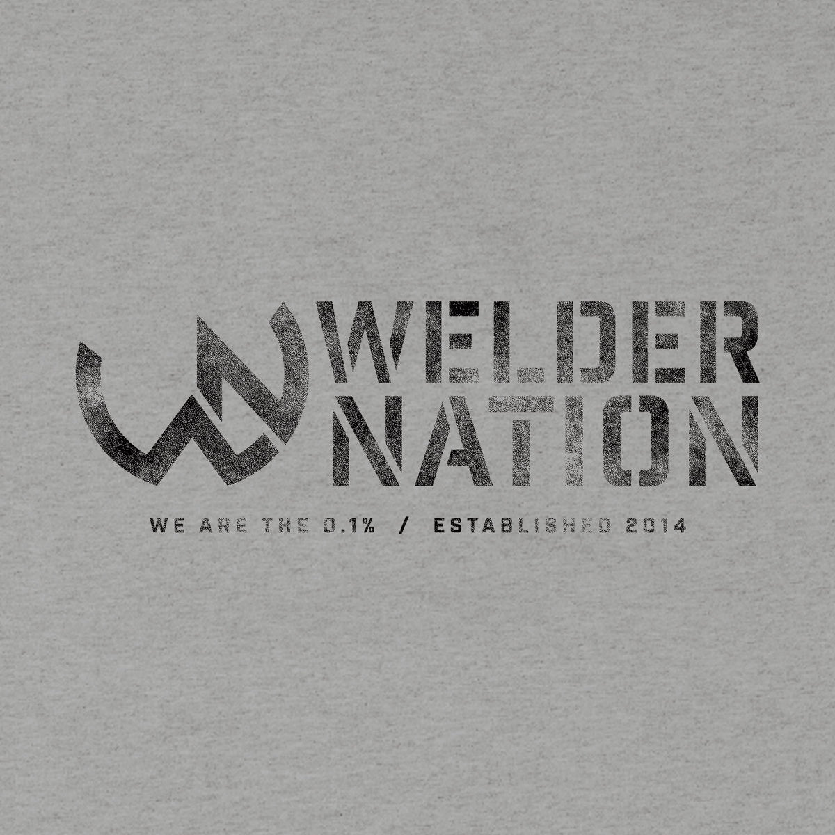 WN Logo Tee Oatmeal Heather Graphic | Welder Nation