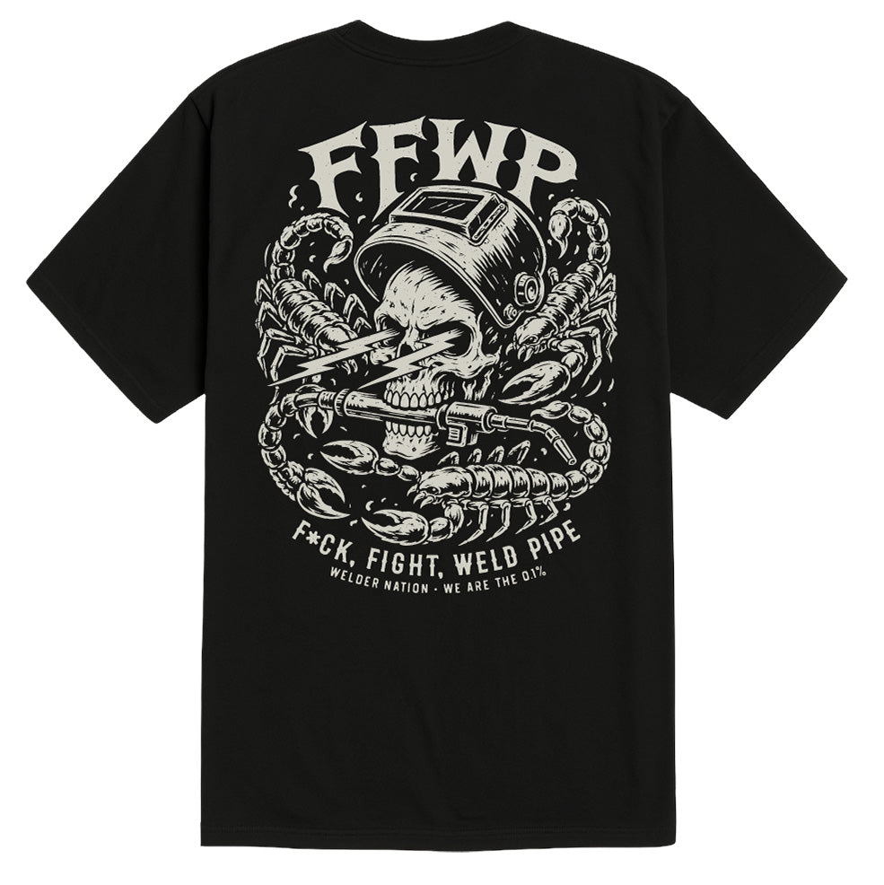 FFWP Stingers Tee in Black - Back | Welder Nation