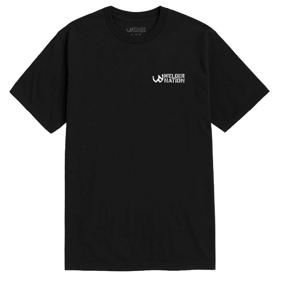 Dark Conquest T-Shirt in Black - Front | Welder Nation