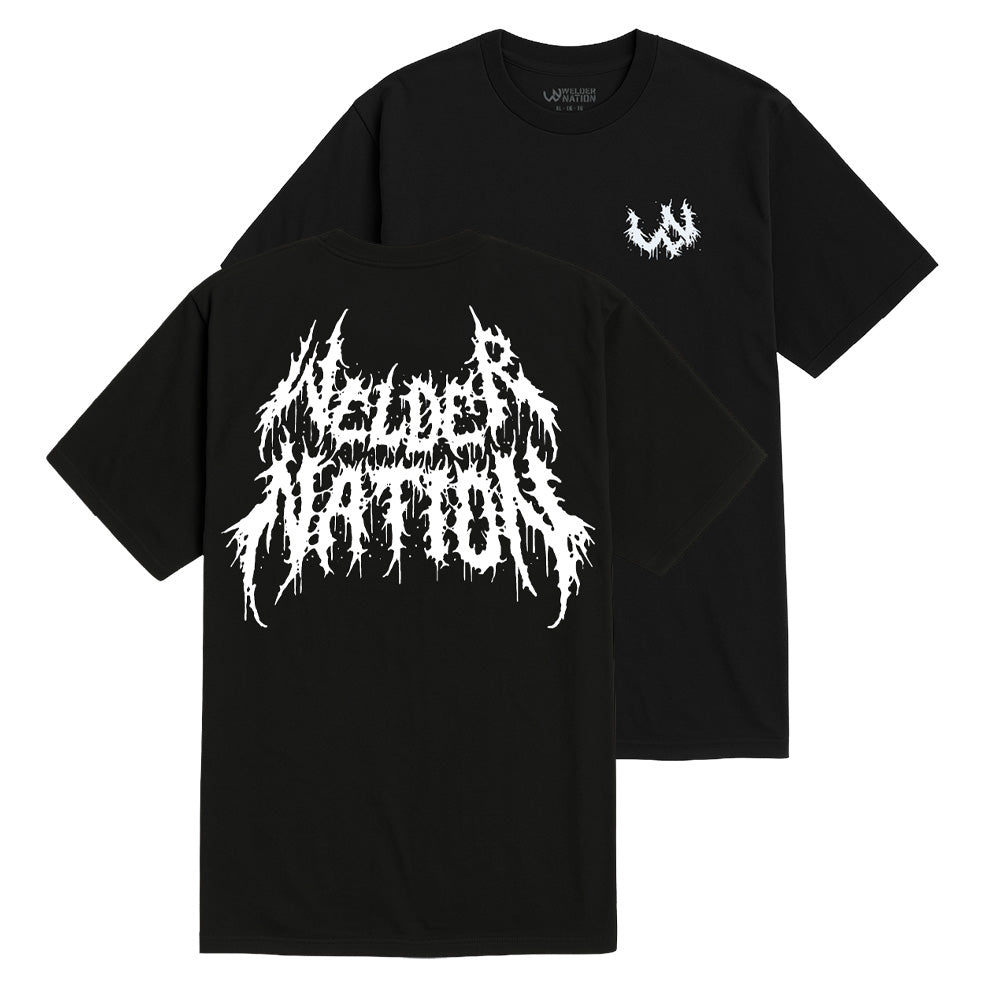 Dark Thorn T-Shirt in Black - Front and Black | Welder Nation